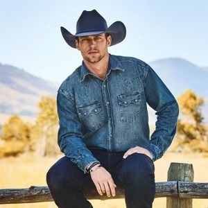 STETSON Corral 4X Cowboy Hat Black - Size 7